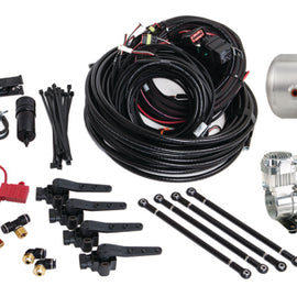 Air Lift Performance 3H (3/8 Air Line 2.5 Gal  Raw Aluminum Tank VIAIR 444C Comp) 27696