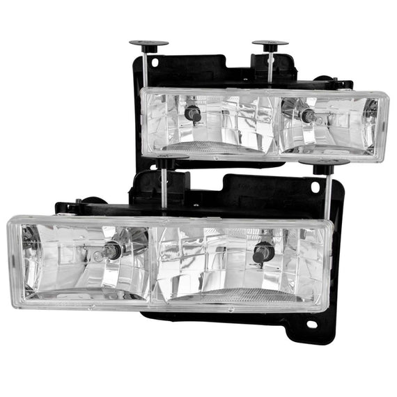 ANZO USA 111004 Headlight Assembly Left and Right 111004