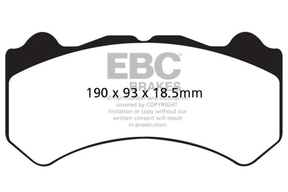Organic Brake Pads -EBC BRAKE DP51983NDX- ORGANIC BRAKE PADS DP51983NDX