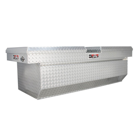 Westin/Brute Gull Wing Lid Full Size Xtra Deep Xtra Wide w/ Slant - Aluminum 80-RB158GW