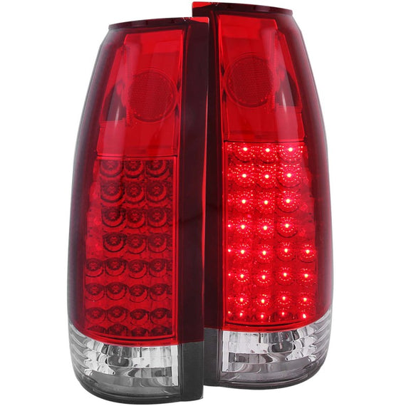 Anzo 311004 Red Lens LED Tail Lights for Chevrolet/GMC C/K1500/2500/Yukon 311004