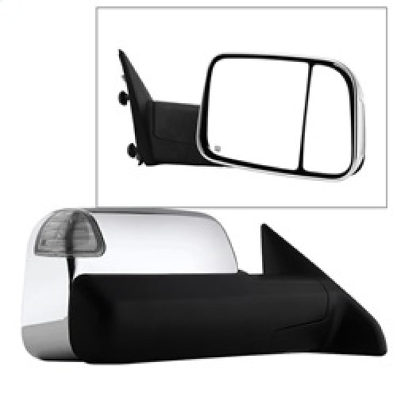 xTune Dodge Ram 1500 09-12 Extendable Heated Adjust Mirror Chrome Housing Right MIR-DRAM10-PW-R 9933172