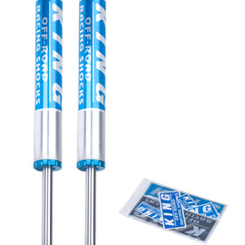 King Shocks 07-18 Jeep Wrangler JK Front 2.0 Dia Internal Reservoir Shock 0-2in Lift (Pair) 20001-206