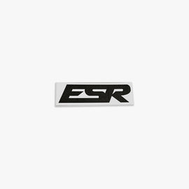 ESR SMALL ESR DECALS BLACK 1 QTY = 2 PIECES 5.25"X1.5" ESRDECAL-SM-BLK