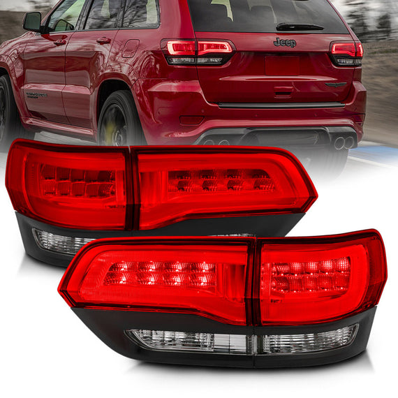 Anzo USA 311268 Tail Light Assembly Fits 14-17 Grand Cherokee 311268