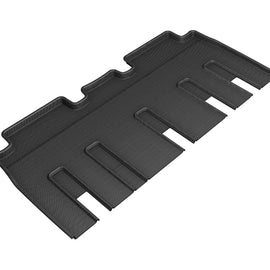 3D MAXpider Black 2nd Row Kagu Floor Mat For 17-19 Tesla Model X Folding 7 Seats L1TL00521509
