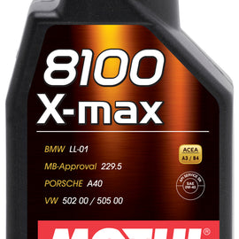 Motul 8100 X-Max 0w40 1L Bottle 102853 104531