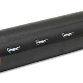 Vibrant 4 Ply Reinforced Silicone Straight Hose Coupling - 5in I.D. x 12in long (BLACK) 27251