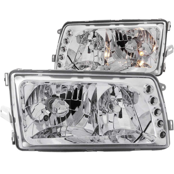 Anzo Headlights 121157 Clear W/Chrome Housing 1987-1991 Mercedes-Benz 560SEL 121157
