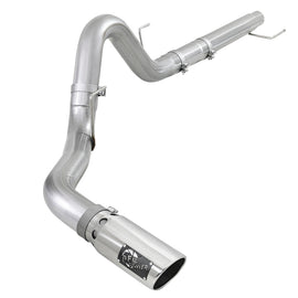 aFe Atlas 4in Aluminized Steel DPF-Back Exh 18-19 Ford F-150 V6-3.0L (td) w/ Polished Tip 49-03106-P