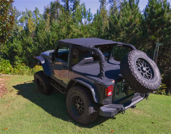 Bushwacker 14935 Soft Top for 2007-2018 Jeep Wrangler JK; 2-Door 14935