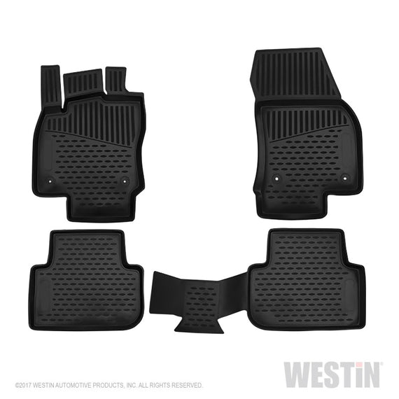 Westin 2017-2018 Volkswagen Tiguan Profile Floor Liners 5pc - Black 74-42-51016