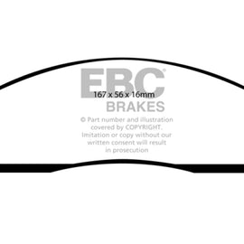 EBC DP61705 GREENSTUFF STREET ORGANIC BRAKE PADS - FRONT DP61705