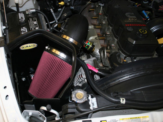 Airaid 03-07 Dodge Ram 5.9L Cummins MXP Intake System w/ Tube (Oiled / Red Media) 300-259