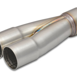 Vibrant 2-1 SS Merge Collectors (1-5/8in Inlet Slipover ID 2in Outlet OD) - Sold Individually 10351