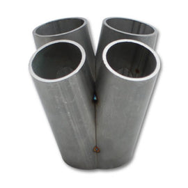 Vibrant 4 into 1 SS Turbo Mani Collector for T25 T28 in Flange 48mm Pipe OD 4.5in tall 58mmx45mm out 2455
