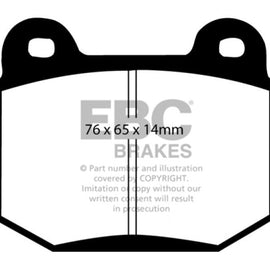 EBC DP31538C EBC Redstuff Brake Pad Sets DP31538C