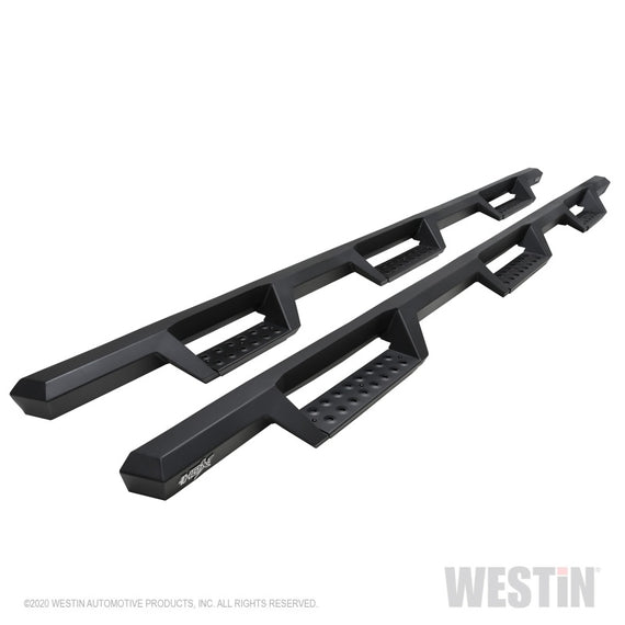 Westin 2020 Chevy Silverado 2500/3500 Crew Cab (8ft Bed) HDX W2W Nerf Step Bars - Textured Black 56-534775