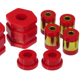 Prothane 96-00 Honda Civic Front Upper/Lower Control Arm Bushings - Red 8-218