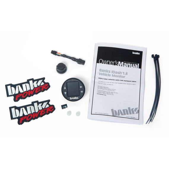 Banks Power iDash 1.8 DataMonster Universal CAN Gauge for use w/Banks Bus Modules 66761