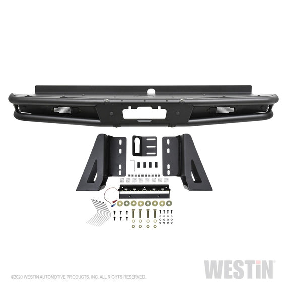 Westin 19-20 Ford Ranger Outlaw Rear Bumper - Textured Black 58-81085