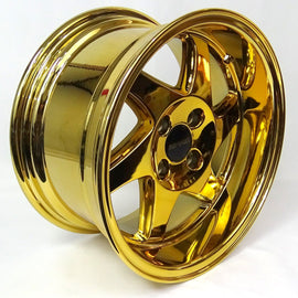 RYVER SI 15X8 +20 4X100 24K GOLD Rim / Wheel