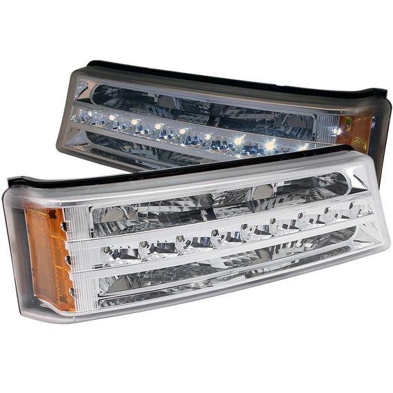 Anzo 511066 Pair of 2 Amber Parking/Signal Lights for 03-06 Avalanche/Silverado 511066