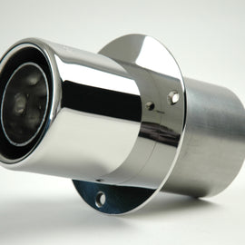 Gibson Marine Power Tip Muffler (Pair) Transom Mount - 4in Inlet/4in Length - Stainless 310002