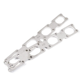 Stainless Works Chevrolet LT5 Flat Rectangular Port Header 304SS Exhaust Flanges 2in Primaries HFLT5