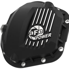 aFe Pro Series Dana 60 Front Differential Cover Black w/ Machined Fins 17-20 Ford Trucks (Dana 60) 46-71100B