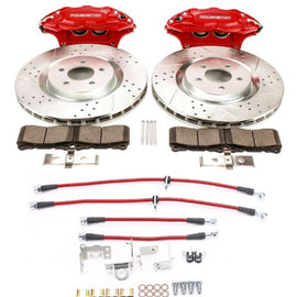 Power Stop 05-14 Ford Mustang Front Big Brake Conversion Kit BBK-MUST-002R