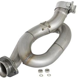 aFe POWER Twisted Steel Loop Relocation Pipe 12-18 Jeep Wrangler (JK) V6 3.6L 48-48021