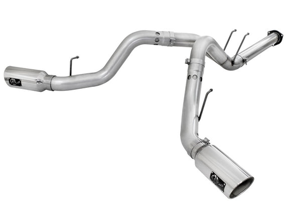 AFE Power 49-03065-P ATLAS 4 IN AluFits: Minized Steel DPF-Back Exhaust System w 49-03065-P