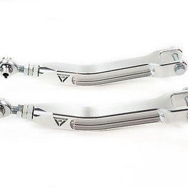 VOODOO13 HIGH CLEARANCE TOE ARMS FOR 89-94 NISSAN 240SX RAW SILVER TONS-0101RA