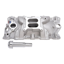 Edelbrock Intake Manifold Performer Eps w/ Oil Fill Tube And Breather for Small-Block Chevy 2703