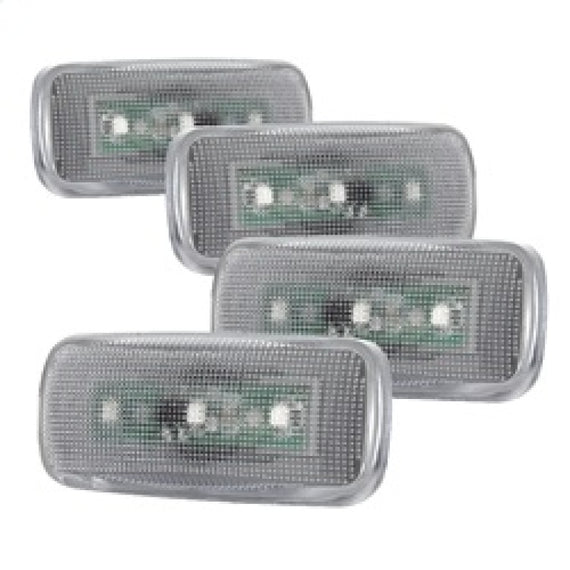 Xtune Dodge Ram 10-14 Dually 2 Red LED 2 Amber LED Fender Lights 4pcs Clear ACC-LED-DR10-FL-C 9924774