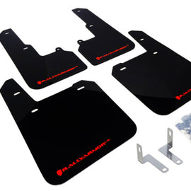 Rally Armor Mud Flaps For 15-19 Subaru Outback Wagon Black w/ Red Logo MF36-UR-BLK/RD