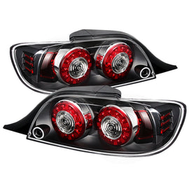 Spyder 5081209 LED Tail Lights - Black for 04-08 Mazda RX-8 5081209
