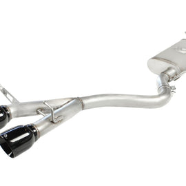 aFe MACHForce XP Exhaust 304SS Cat-Back w/ Black Tips 2008 VW Golf R32 V5 3.2L 49-36408-B