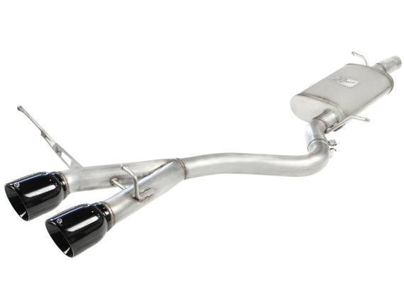 aFe MACHForce XP Exhaust 304SS Cat-Back w/ Black Tips 2008 VW Golf R32 V5 3.2L 49-36408-B