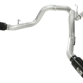 AFE Power 49-04043-B ATLAS 4 IN AluFits Minized Steel DPF-Back Exhaust System w/ 49-04043-B