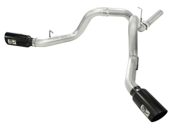 AFE Power 49-04043-B ATLAS 4 IN AluFits Minized Steel DPF-Back Exhaust System w/ 49-04043-B