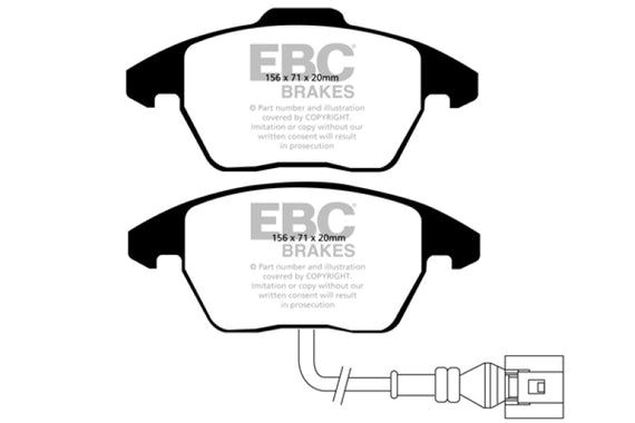 EBC Ultimax2 Front Brake Pads for 06-13 Audi A3 - UD1107 UD1107