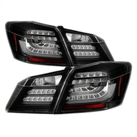 Spyder Honda Accord 2013-2015 4DR LED Tail Lights - Black ALT-YD-HA13LED-LED-BK 5082053