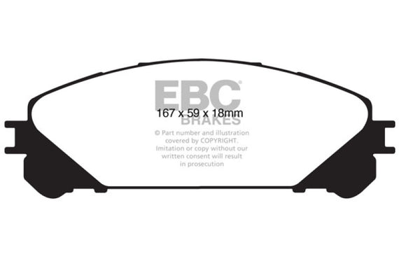 EBC ED91837 Truck/SUV Extra Duty Disc Brake Pads For 2010-2017 Lexus RX350 NEW ED91837