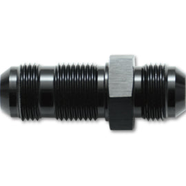 Vibrant -8AN Flare Straight Bulkhead Adapter Fitting - Aluminum 10683