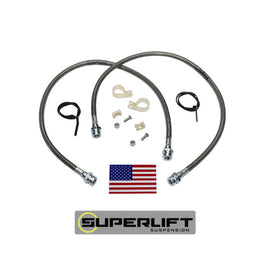 Superlift 79-96 Toyota Pickup/4Runner w/ 3-7in Lift Kit (Pair) Bullet Proof Brake Hoses 91450
