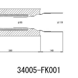 HKS Universal Stainless Hi Power 170mm Titanium Muffler 34005-FK001