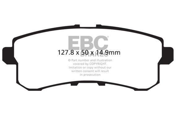 For Nissan Armada 17 EBC Greenstuff 6000 Series Truck & SUV Rear Brake Pads DP61876