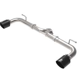 aFe Takeda 2-1/2in 304 SS Axle-Back Exhaust w/ Black Tip 14-18 Mazda 3 L4 2.0L/2.5L 49-37014-B